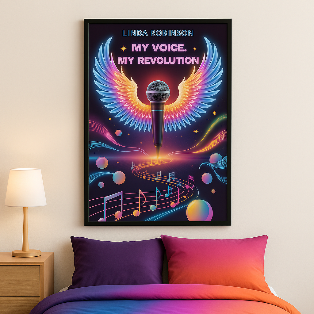 My Voice is My Revolution Personalized Matte Poster