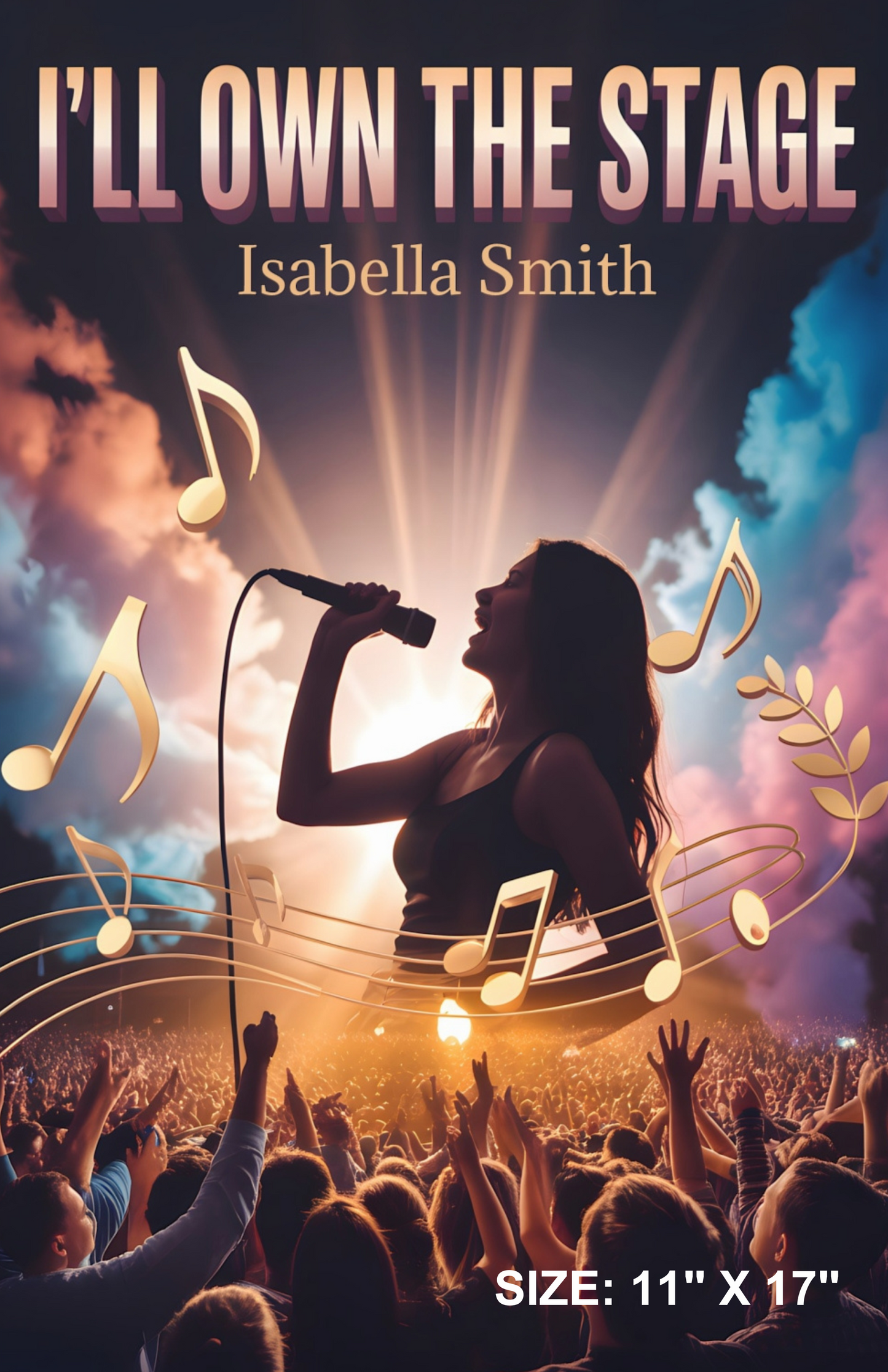I'll Own the Stage Personalized Matte Poster