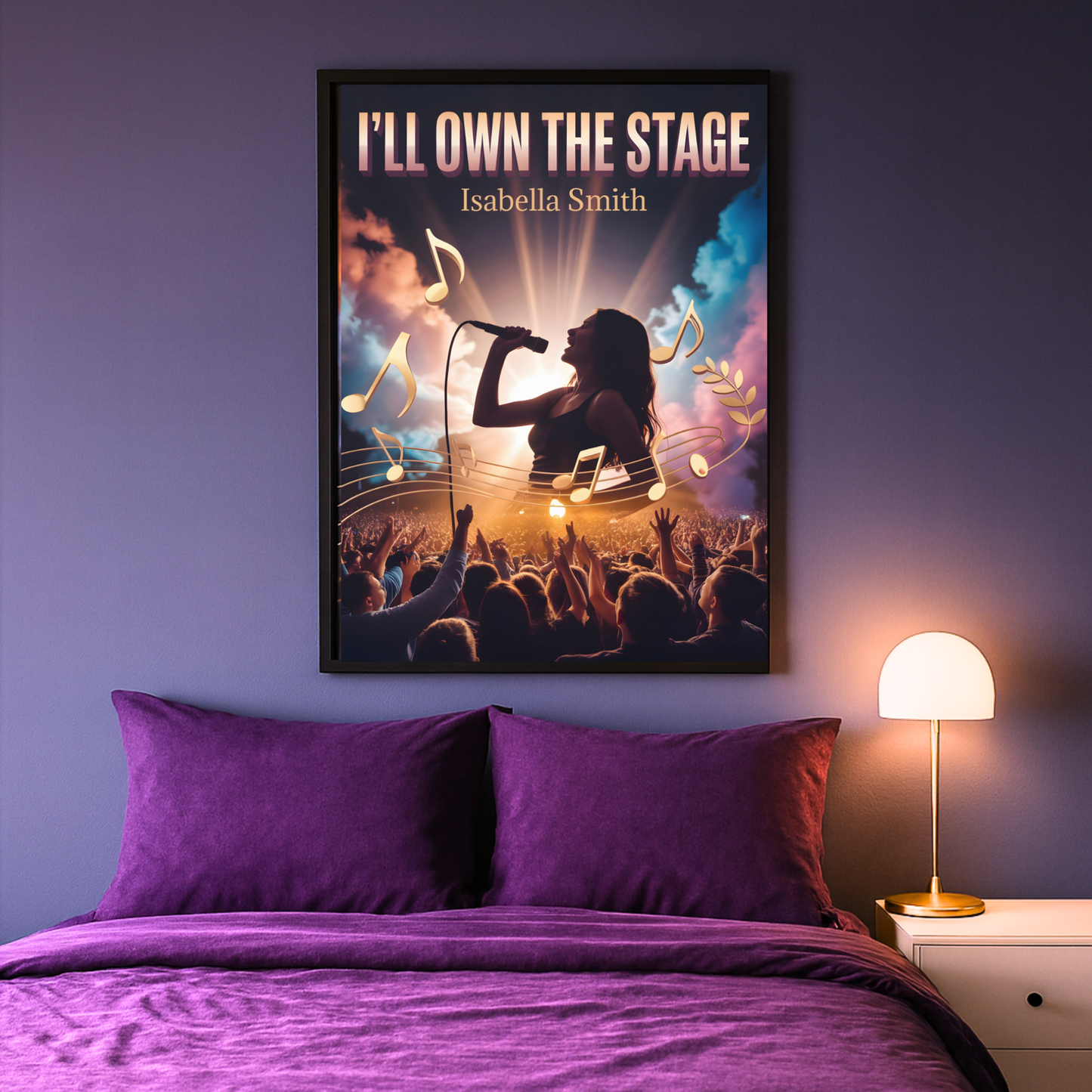 I'll Own the Stage Personalized Matte Poster