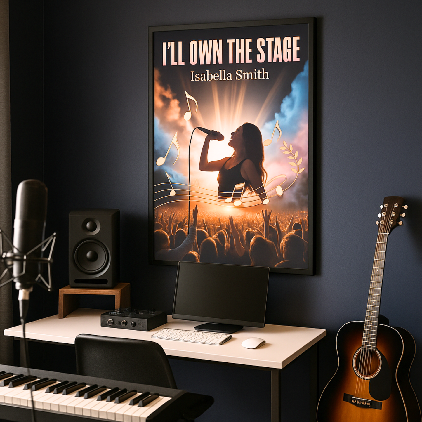 I'll Own the Stage Personalized Matte Poster
