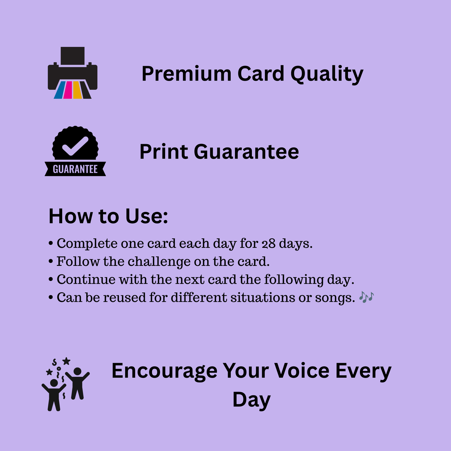Free Your Voice - 28-Day Confidence Deck