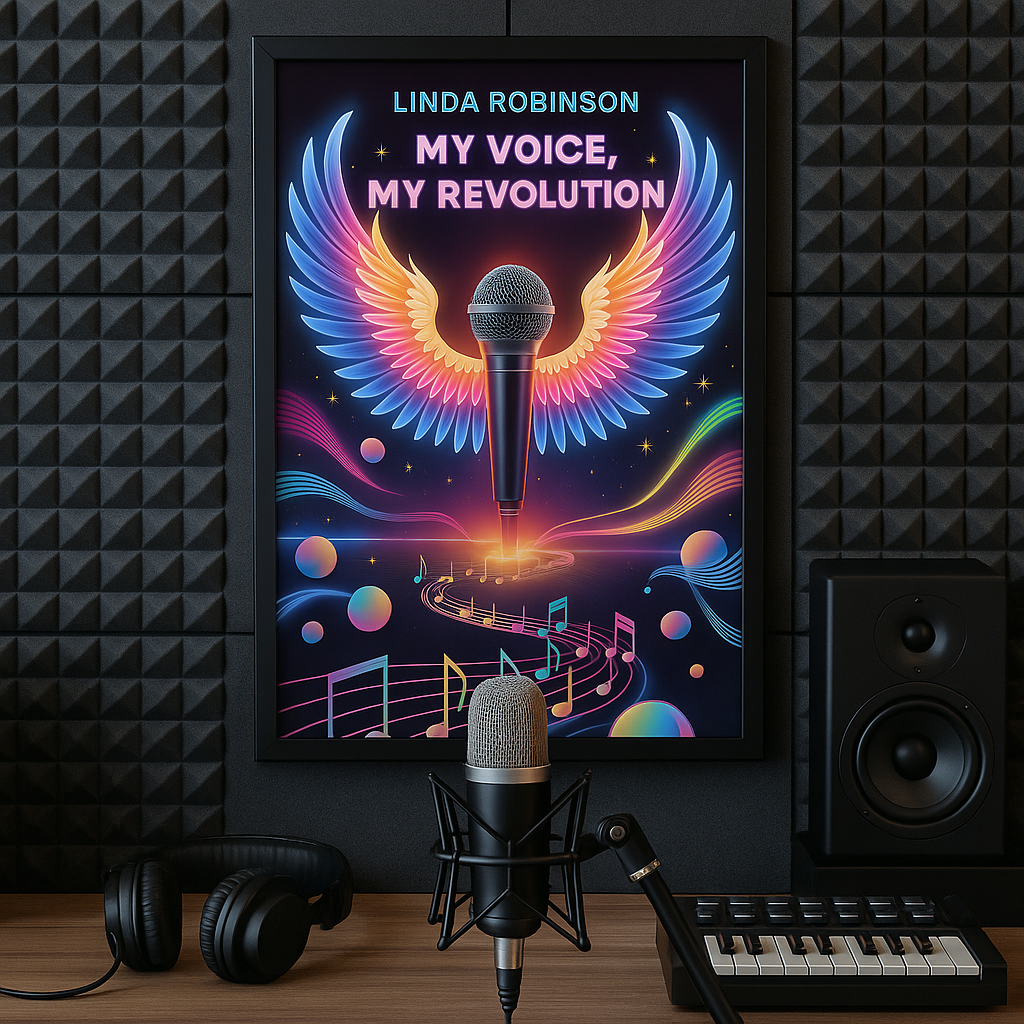 My Voice is My Revolution Personalized Matte Poster