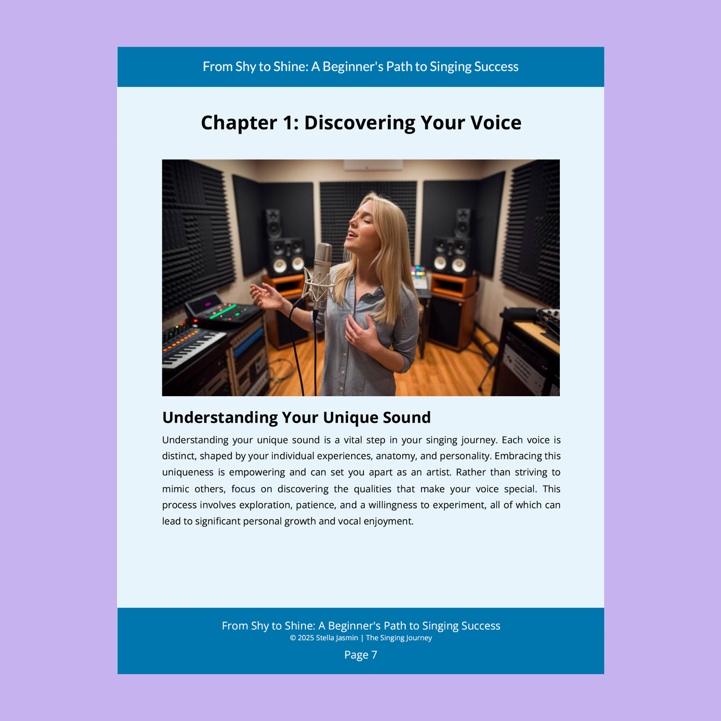 From Shy to Shine - A Beginner's Path to Singing Success Digital Flipbook