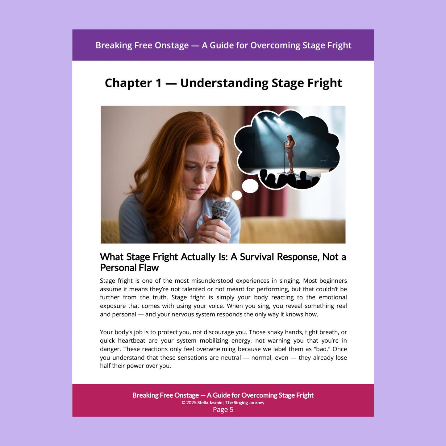 Breaking Free Onstage — A Guide for Overcoming Stage Fright E-book