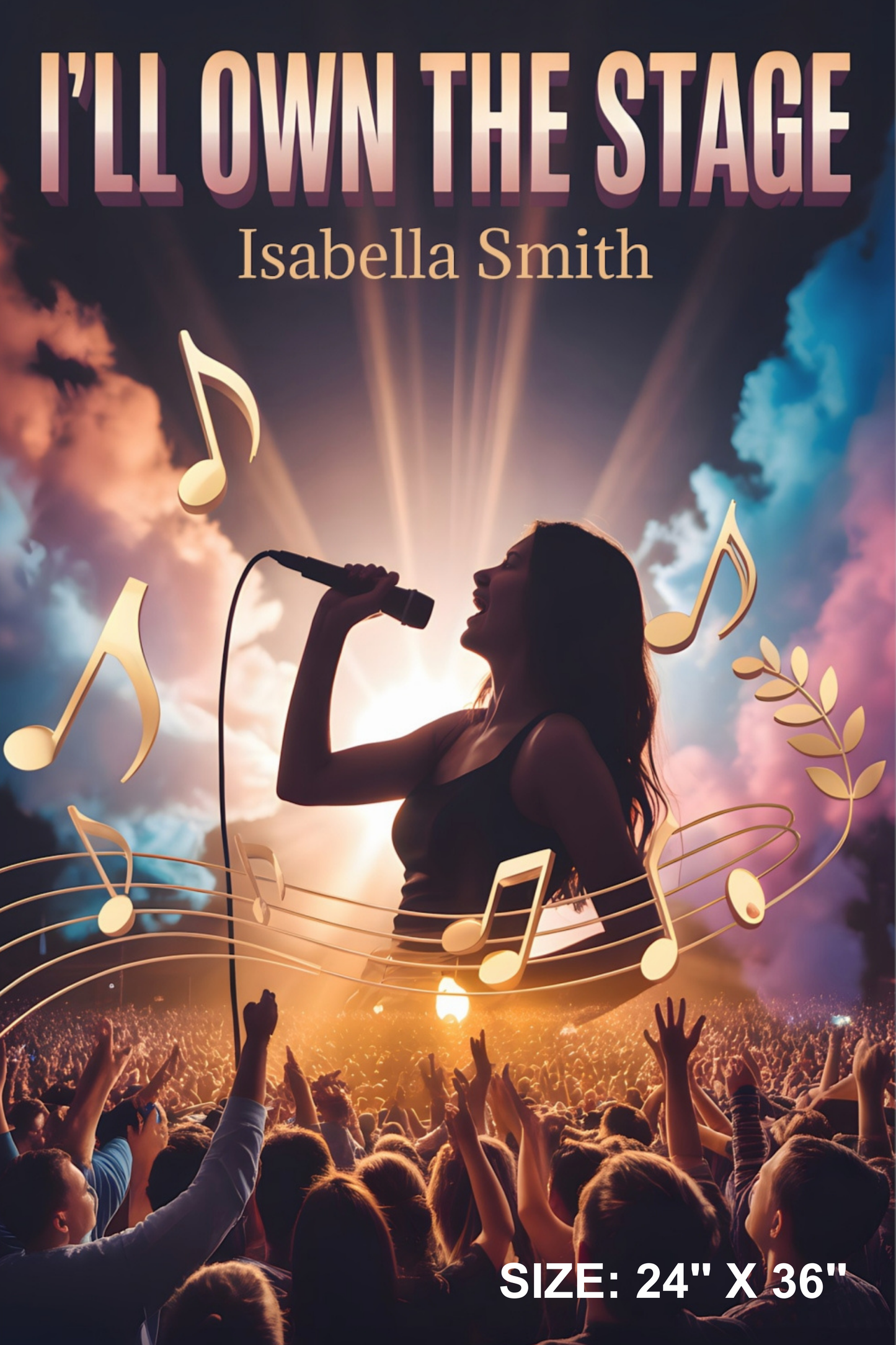 I'll Own the Stage Personalized Matte Poster