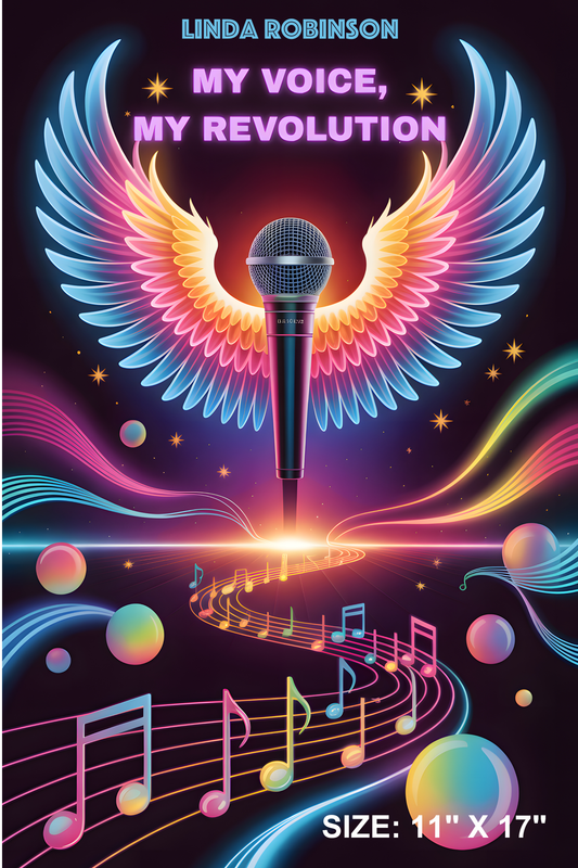 My Voice is My Revolution Personalized Matte Poster