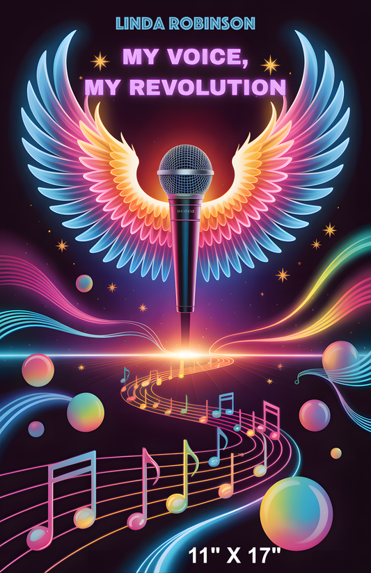 My Voice is My Revolution Personalized Matte Poster