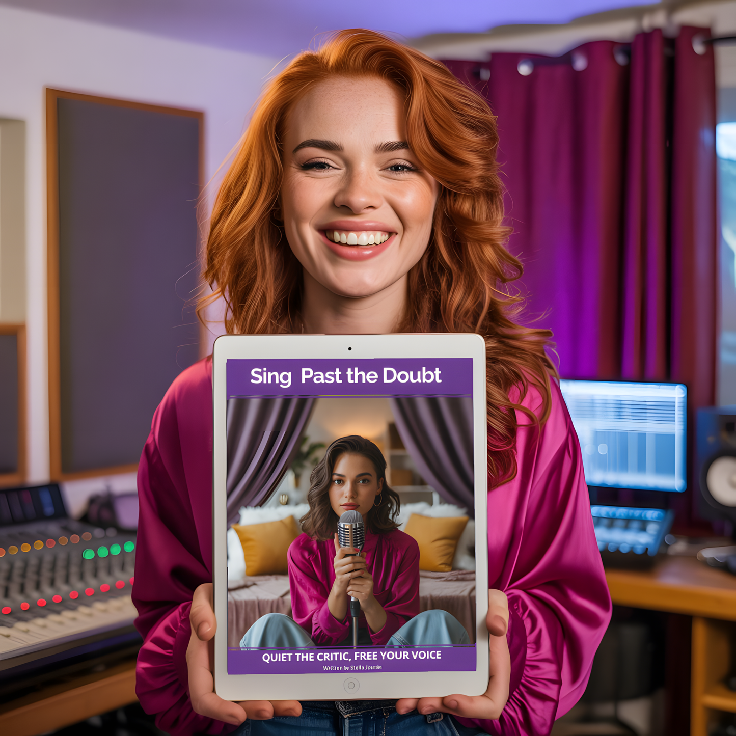 Girl Holding the Sing Past the Doubt E-book by The Singing Journey