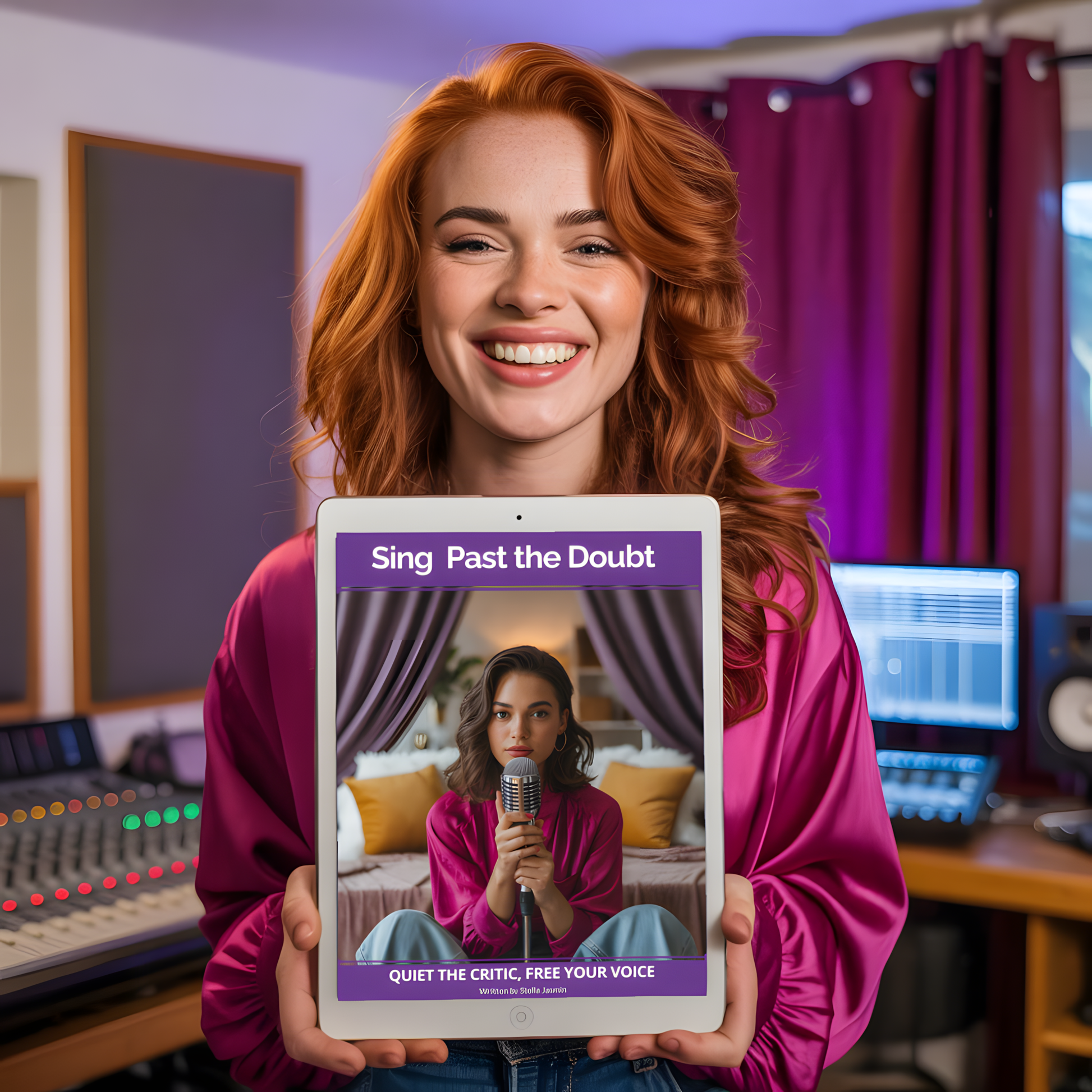 Girl Holding the Sing Past the Doubt E-book by The Singing Journey