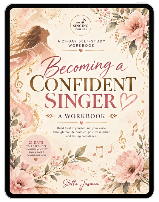The Singing Journey 21-Day to Becoming A Confident Singer Digital Workbook